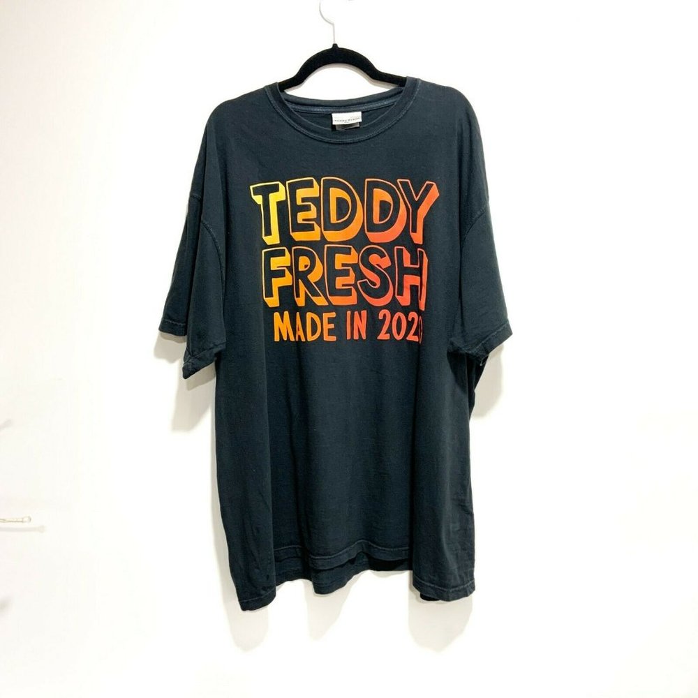 Teddy Fresh Made In 2020 T Shirt Black Short Sleeves